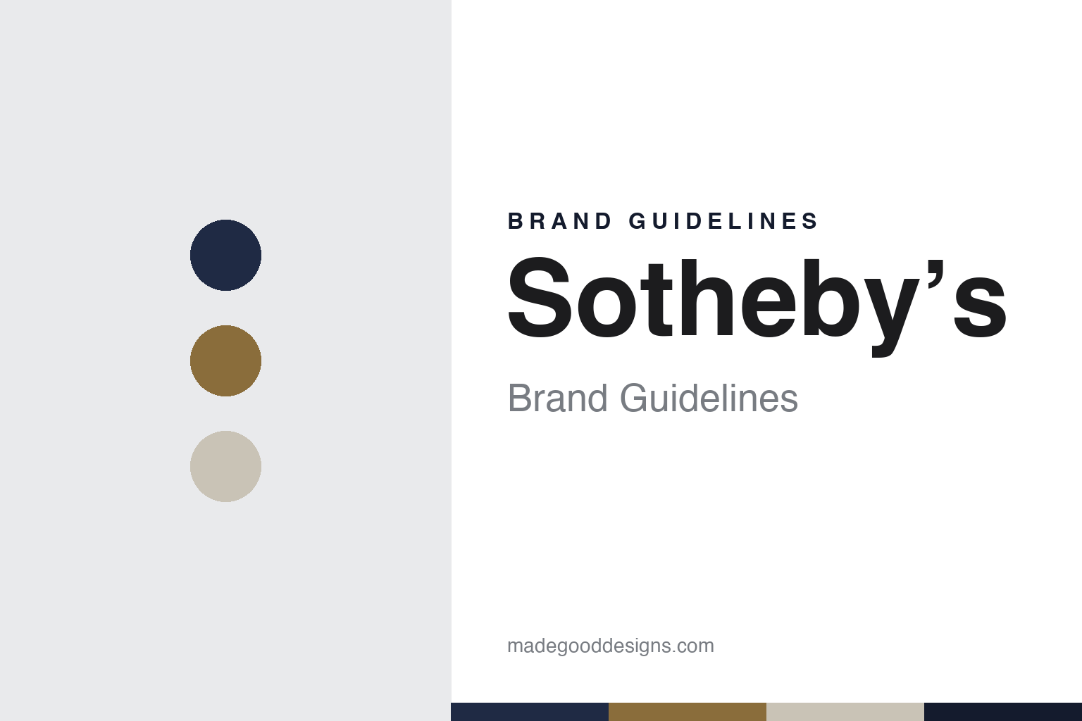 Sotheby’s brand guidelines — abstract colour discs and material texture (original homage; not a Sotheby’s product or logo)