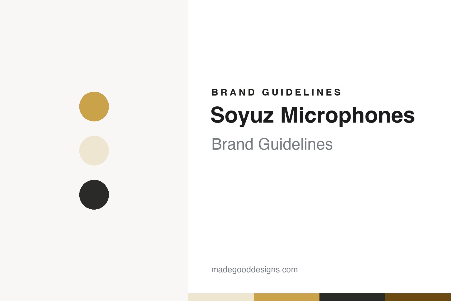 Soyuz Microphones Brand Guidelines: The Hand-Built Studio Mics From Tula, Russia