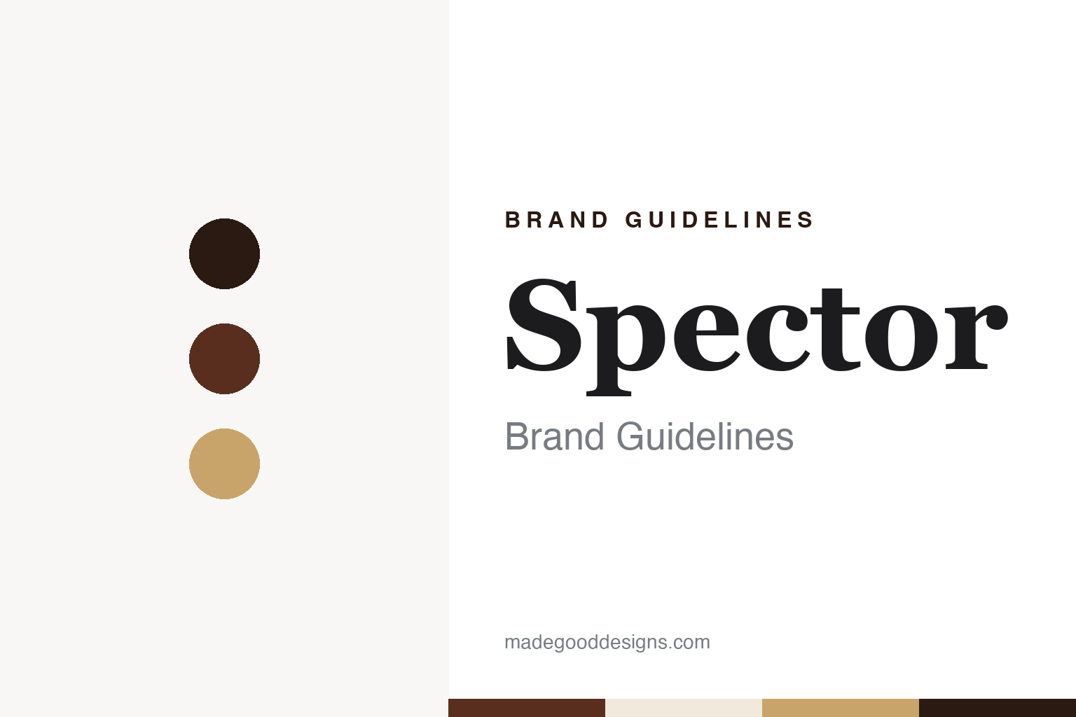 Spector brand guidelines — abstract colour discs and material texture (original homage; not a Spector product or logo)