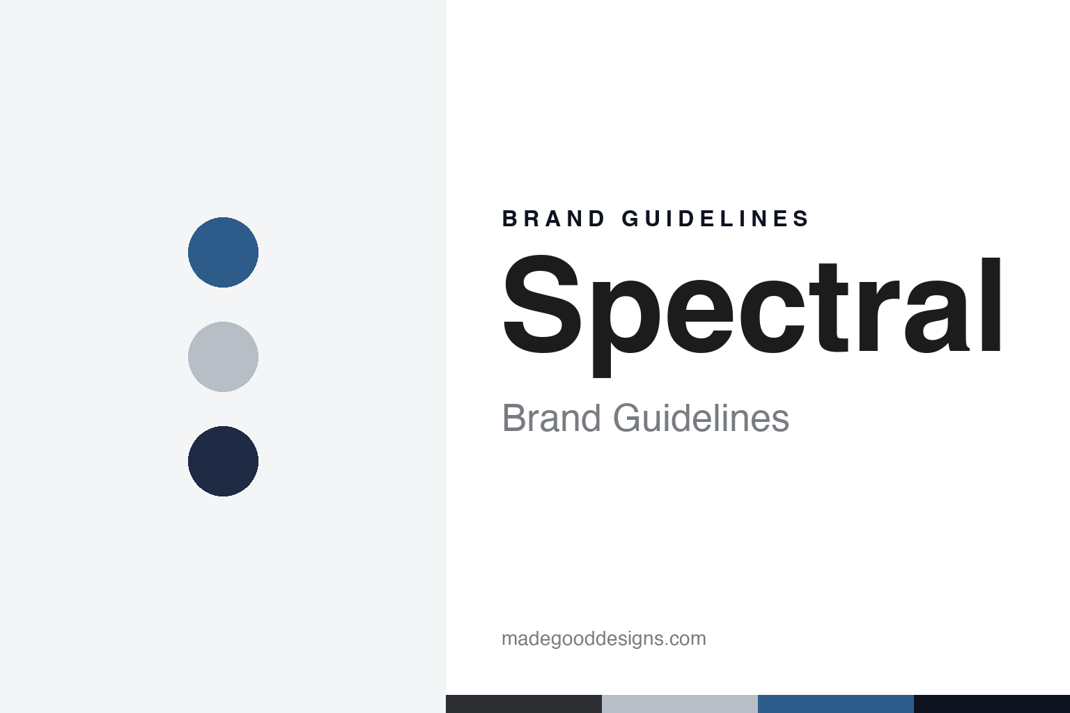 Spectral brand guidelines — abstract colour discs and material texture (original homage; not a Spectral product or logo)