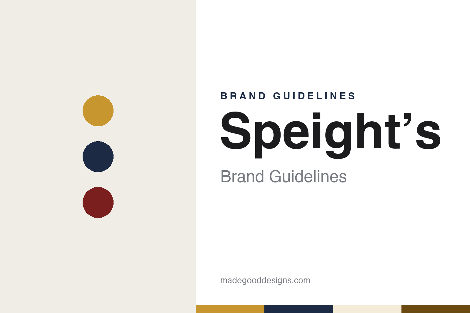 Speight’s brand guidelines — abstract colour discs and material texture (original homage; not a Speight’s product or logo)