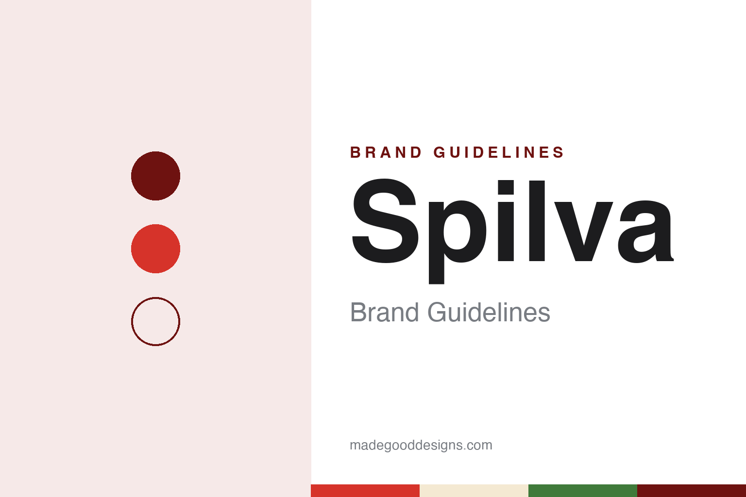 Spilva brand guidelines — abstract colour discs and material texture (original homage; not a Spilva product or logo)