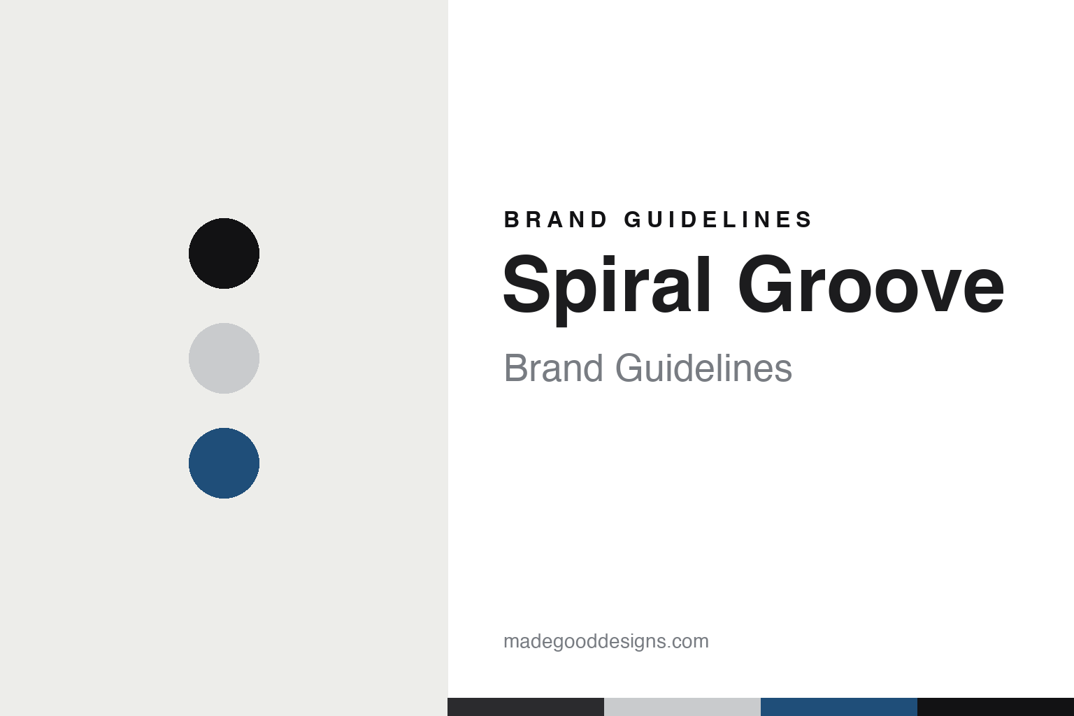 Spiral Groove Brand Guidelines: Allen Perkins’s Berkeley Turntable Maker