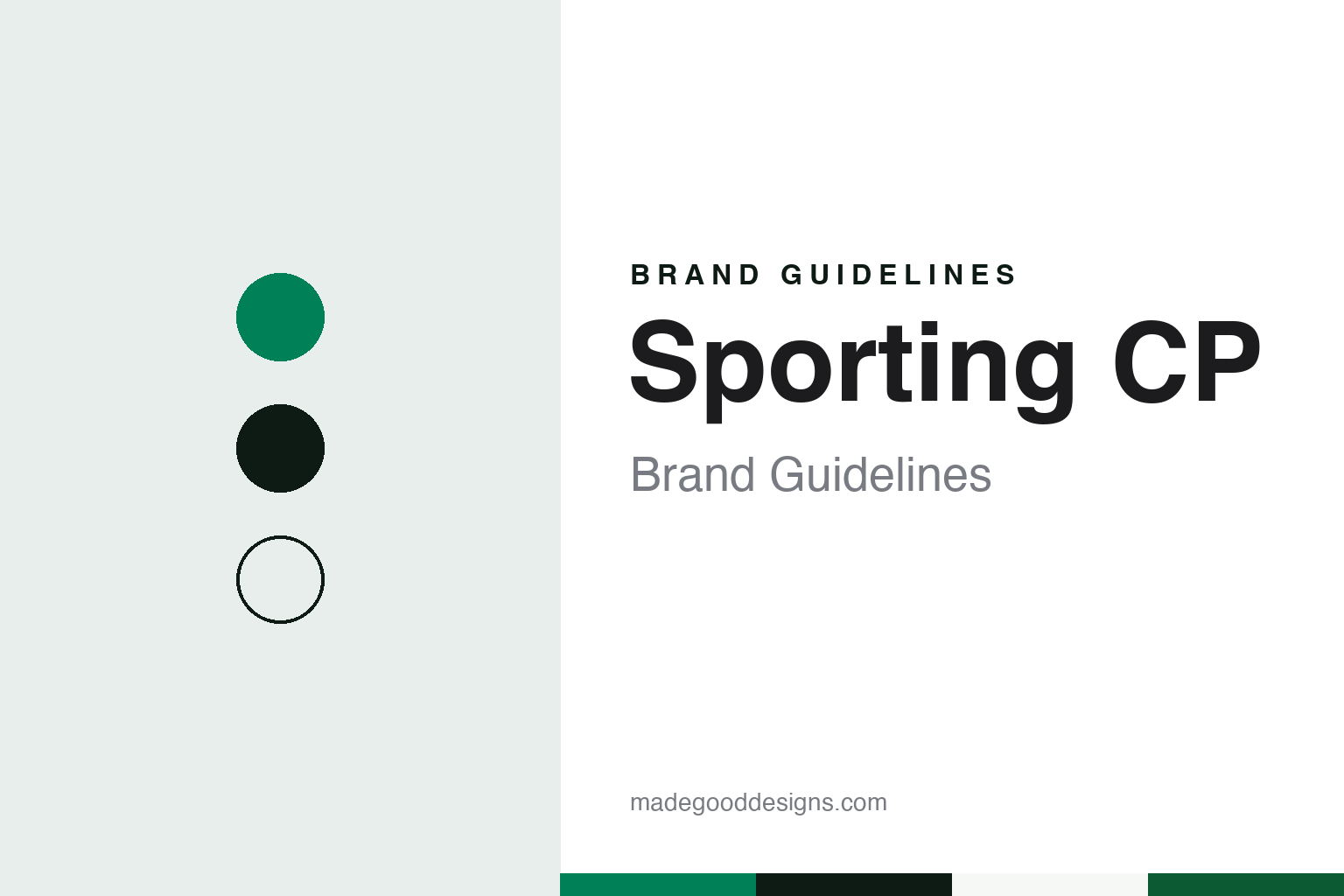 Sporting CP brand guidelines — abstract colour discs and material texture (original homage; not a Sporting CP product or logo)