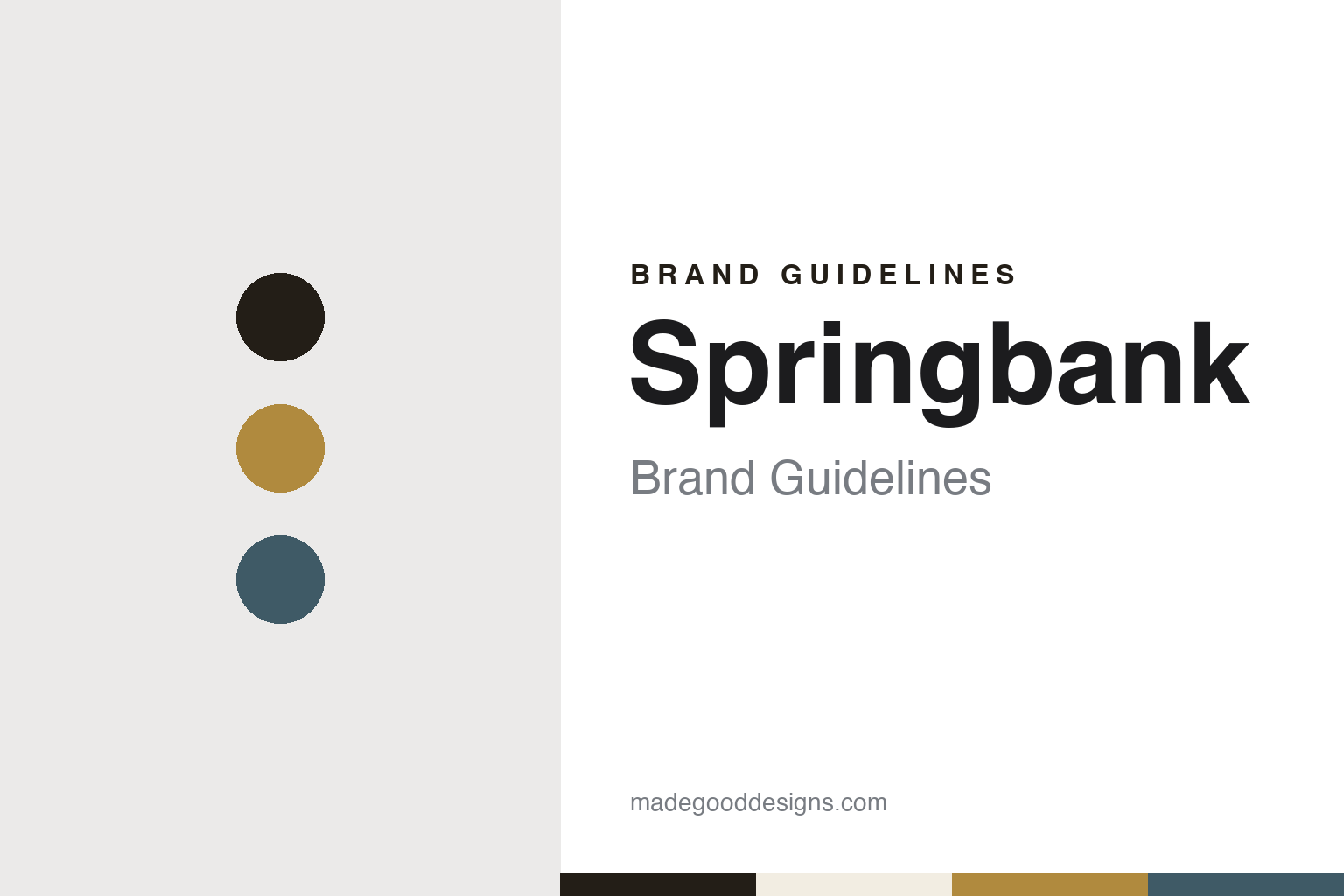 Springbank Brand Guidelines: The Campbeltown Single Malt of the Mitchell Family, Since 1828