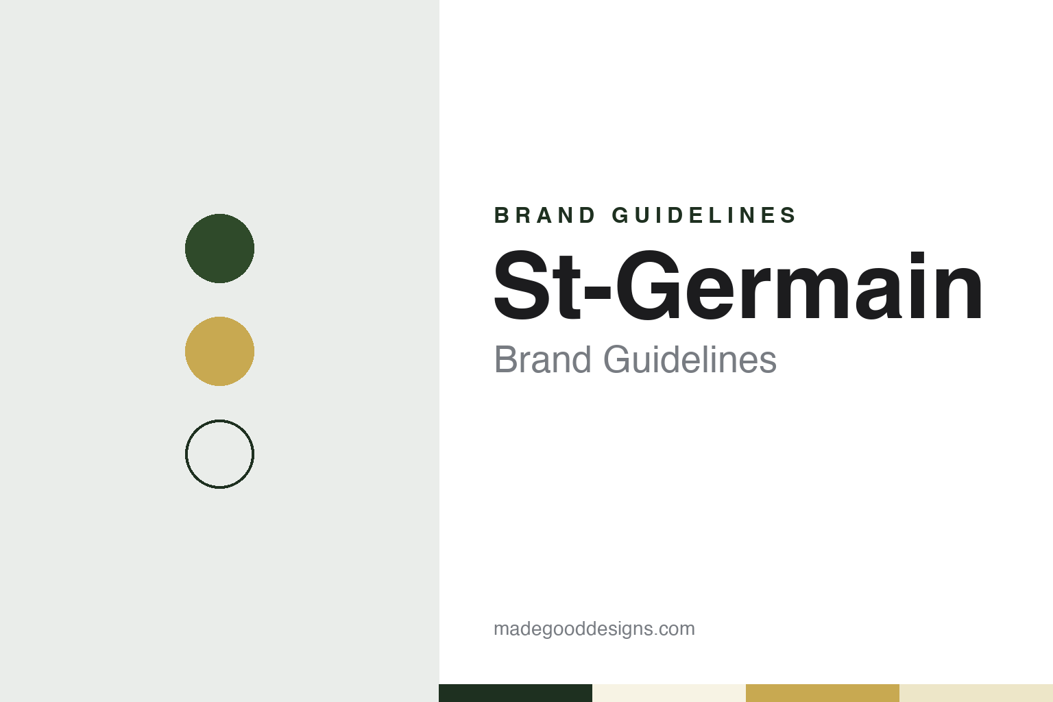 St-Germain Brand Guidelines: The Elderflower Liqueur in an Art Deco Bottle