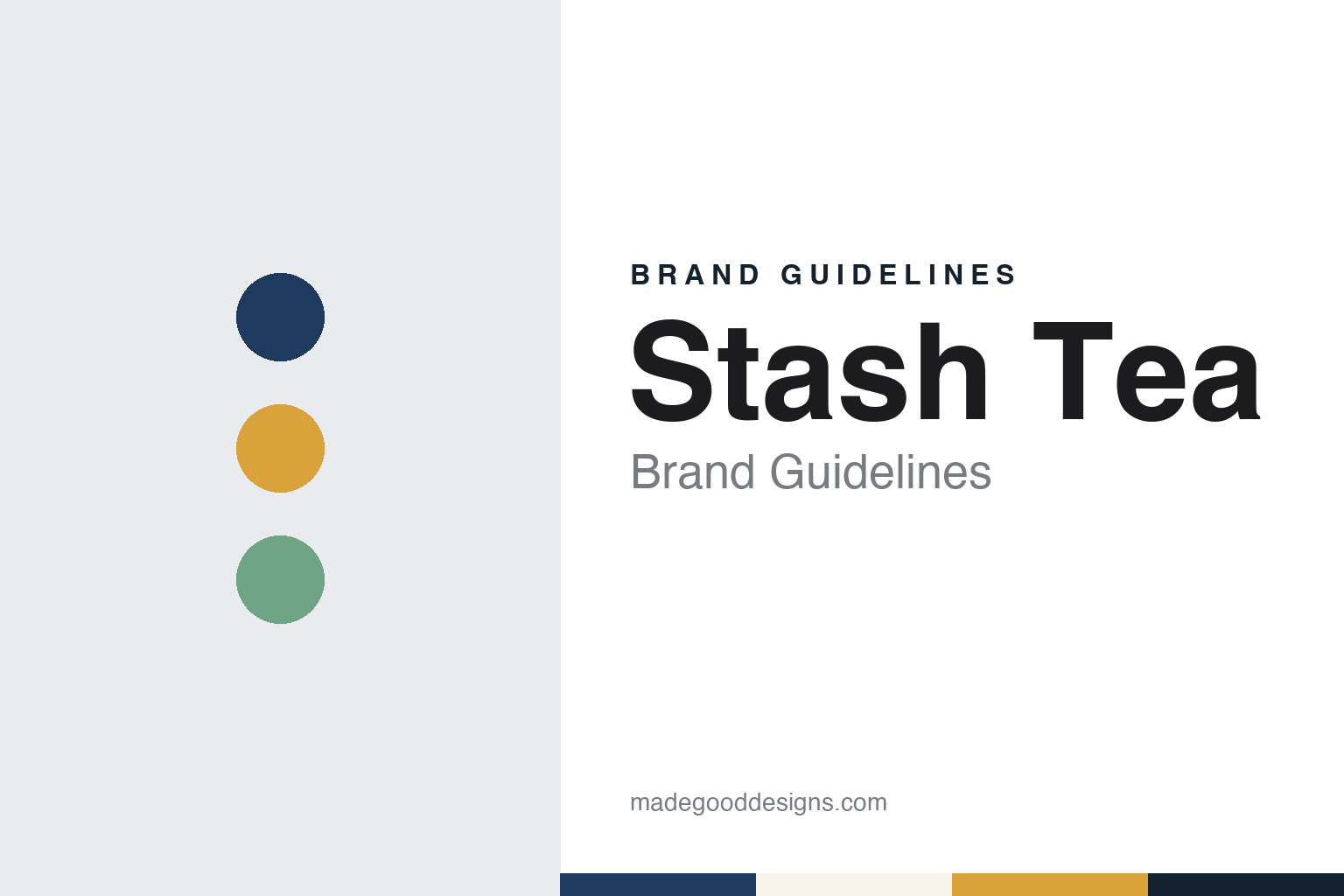 Stash Tea brand guidelines — abstract colour discs and material texture (original homage; not a Stash Tea product or logo)