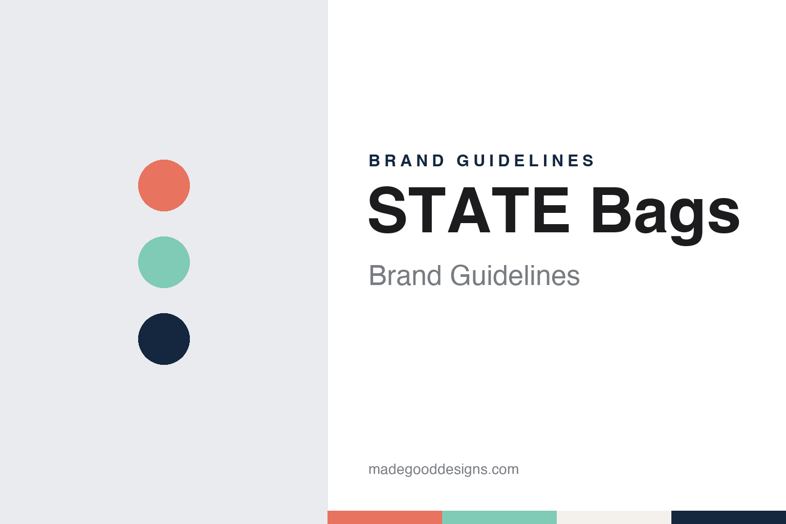 STATE Bags Brand Guidelines: Scot & Jacq Tatelman, Camp Power & a Give-Back Backpack