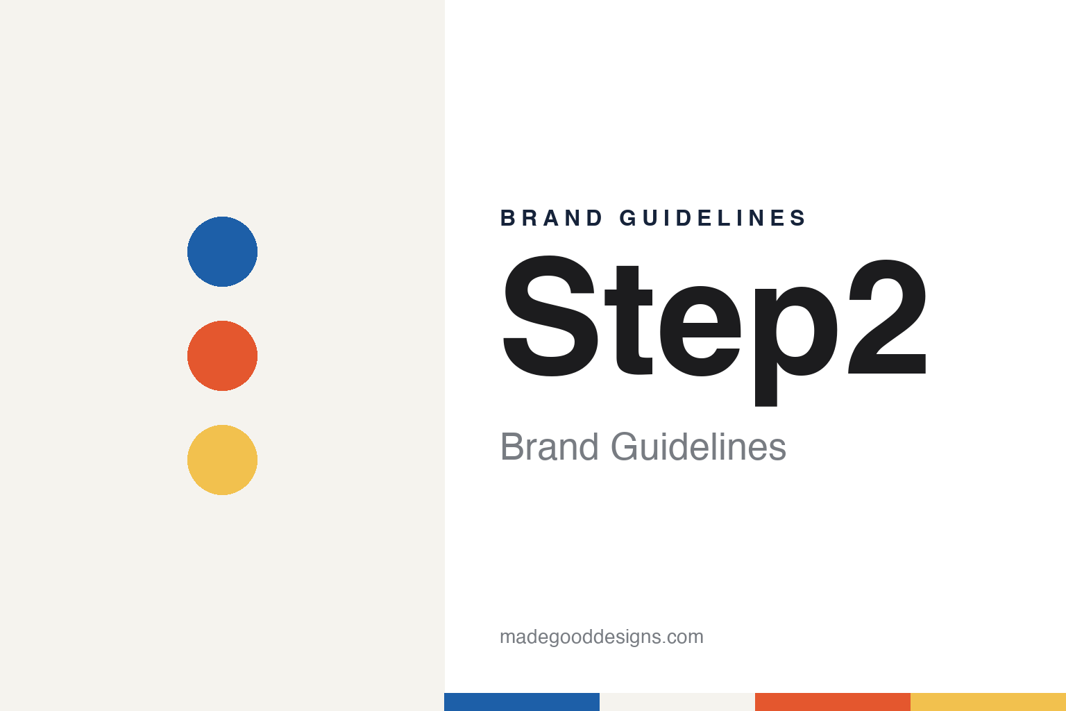 Step2 brand guidelines — abstract colour discs and material texture (original homage; not a Step2 product or logo)