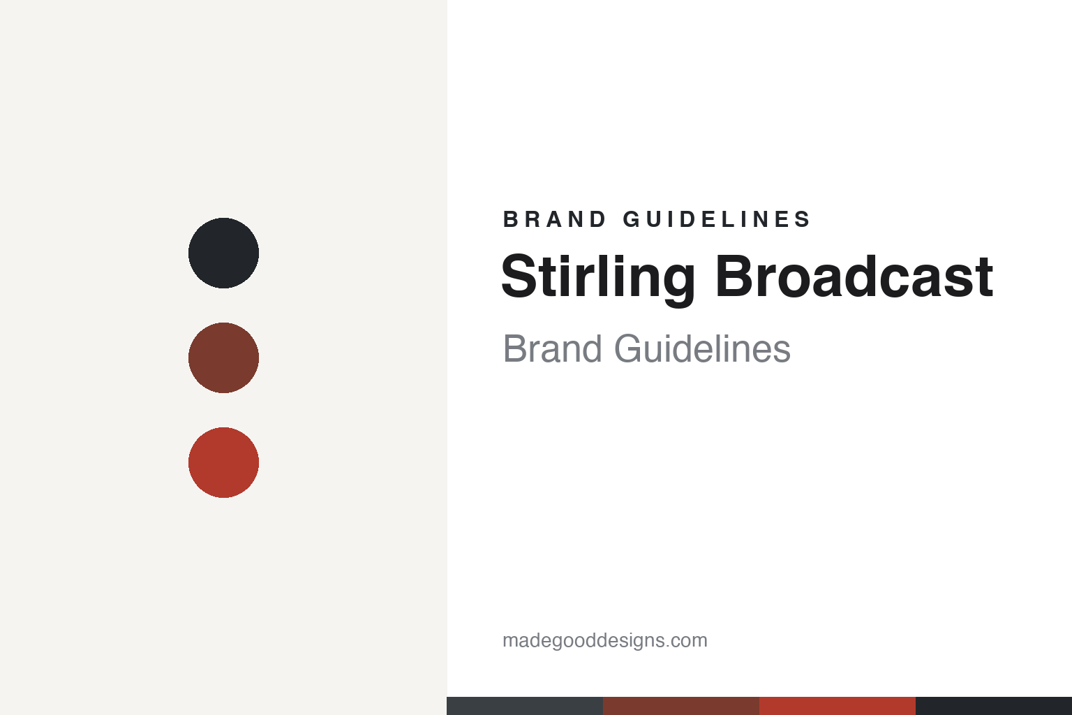 Stirling Broadcast Brand Guidelines: The Broadcast-Equipment Dealer That Kept the LS3/5a Alive