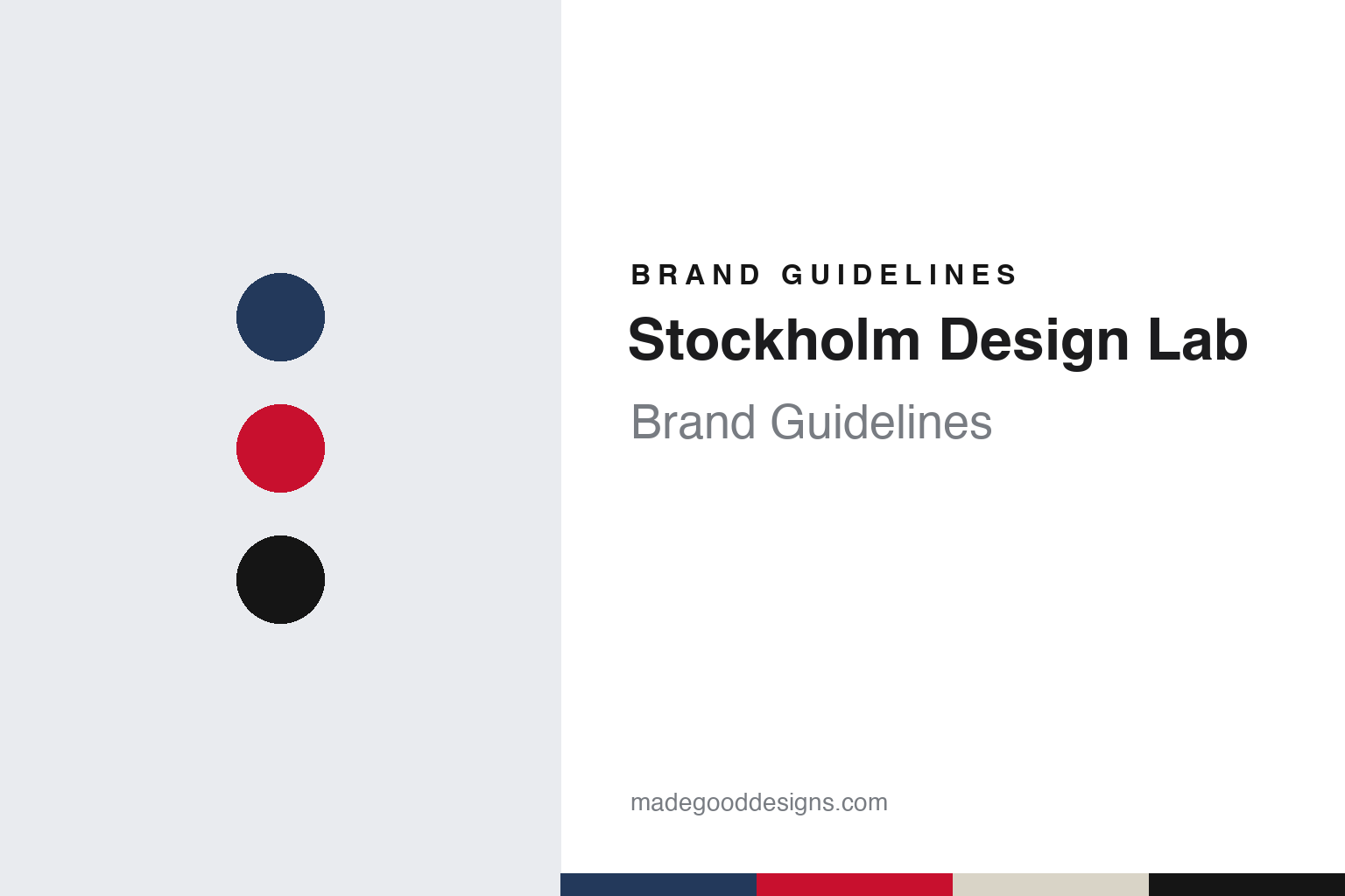 Stockholm Design Lab Brand Guidelines: 1998, SAS and a Swedish City in Graphics