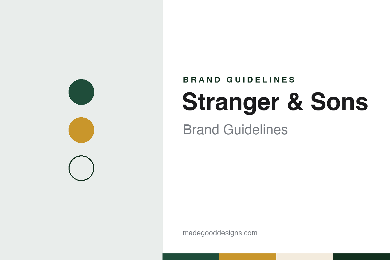 Stranger & Sons Brand Guidelines: Third Eye Distillery’s Goa Gin, Founded 2018