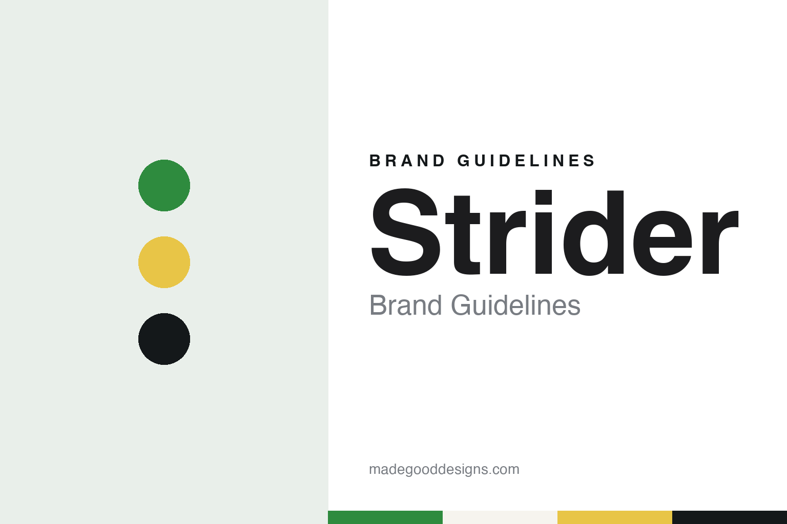Strider brand guidelines — abstract colour discs and material texture (original homage; not a Strider product or logo)