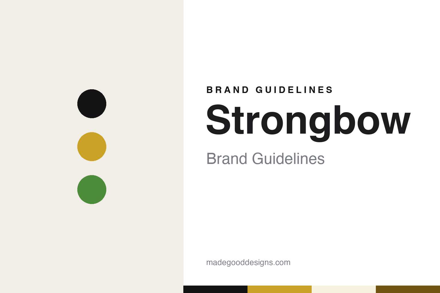 Strongbow brand guidelines — abstract colour discs and material texture (original homage; not a Strongbow product or logo)
