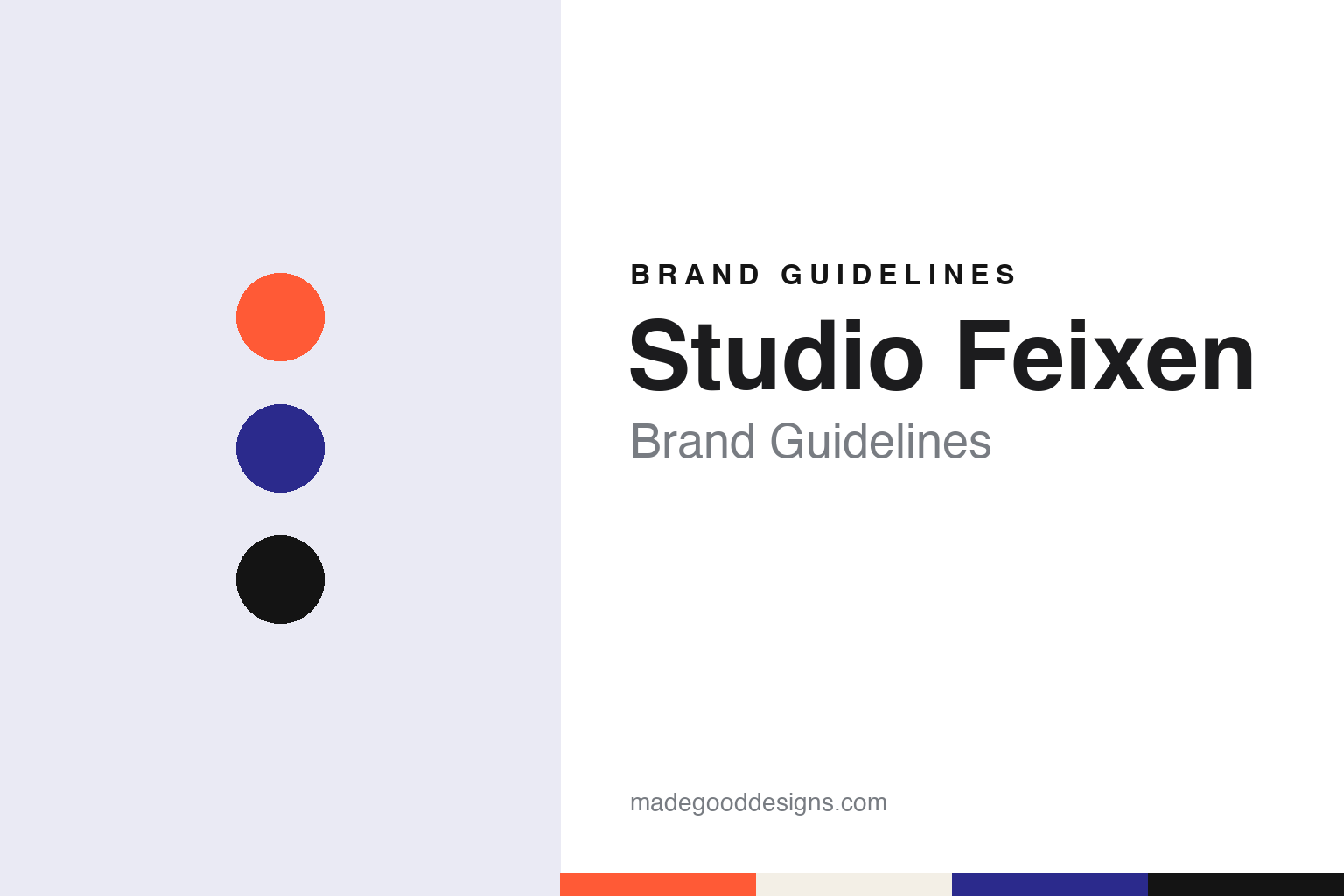 Studio Feixen Brand Guidelines: Felix Pfäffli’s Lucerne Studio, Südpol Posters and Its Own Font