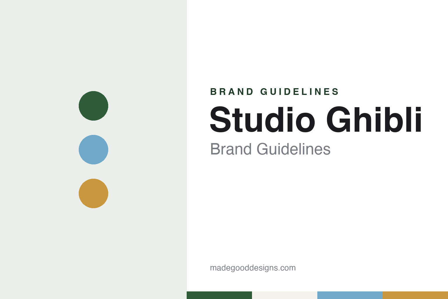 Studio Ghibli Brand Guidelines: A Desert-Wind Name, Totoro and Nippon TV