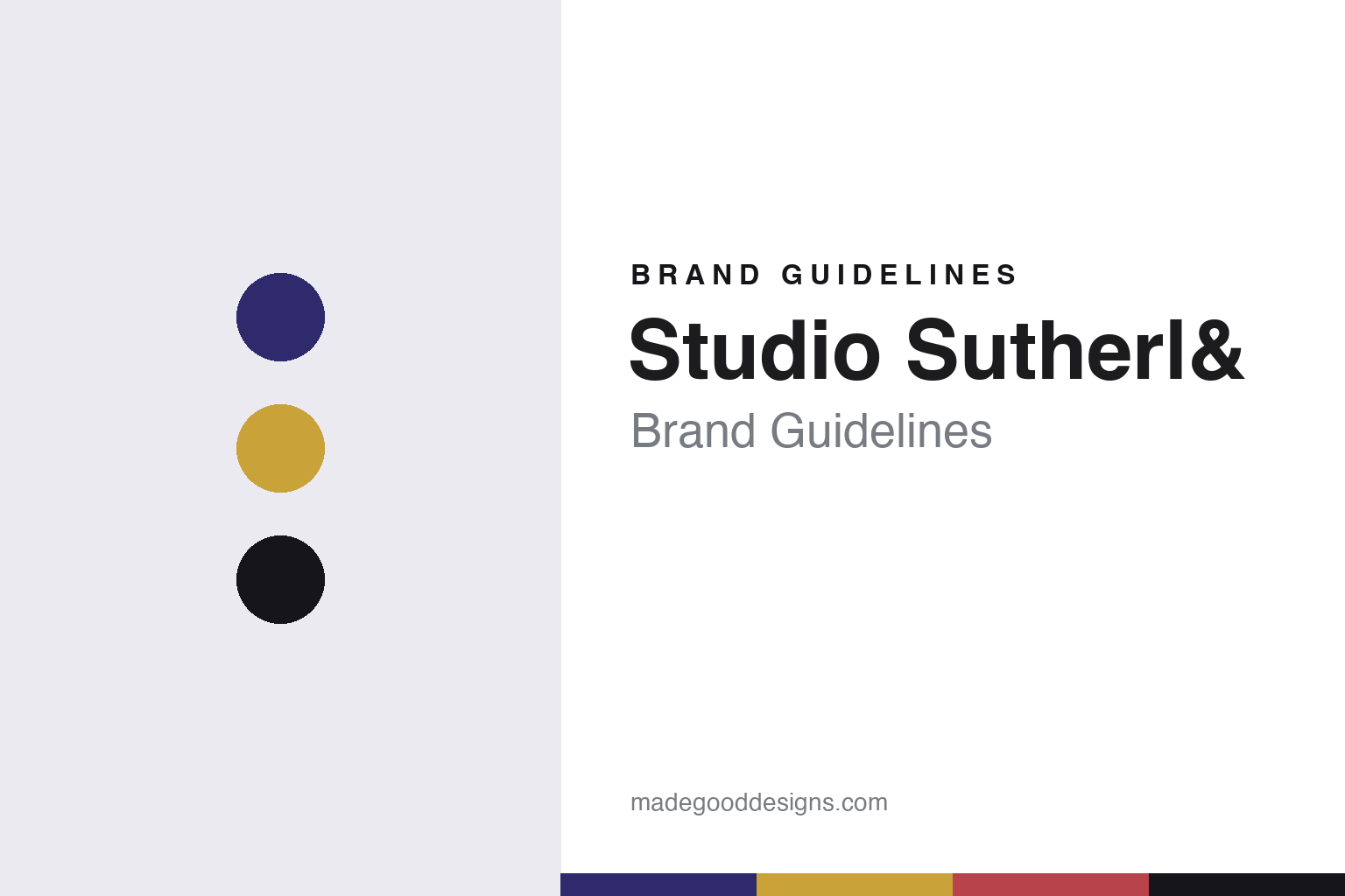 Studio Sutherl& Brand Guidelines: Jim Sutherland After Hat-Trick, Stamps, Arches and Triangles