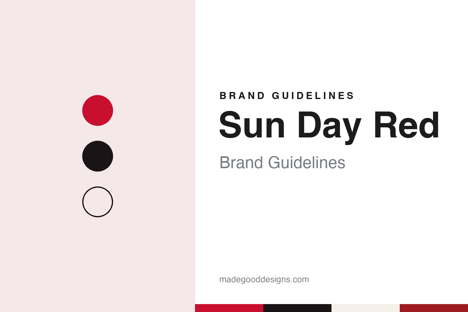 Sun Day Red Brand Guidelines: Tiger Woods’ 2024 Apparel Label, Launched With TaylorMade