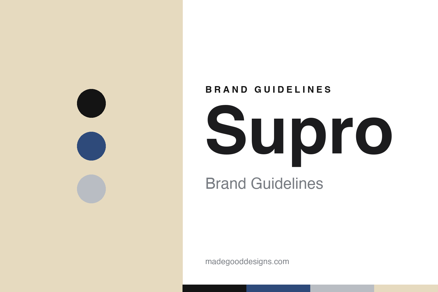Supro brand guidelines — abstract colour discs and material texture (original homage; not a Supro product or logo)