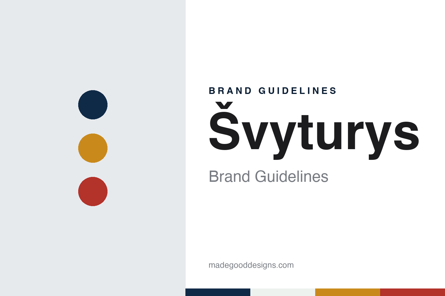 Švyturys Brand Guidelines: The Klaipėda Lighthouse Brewery With a Sea Eagle From 1784