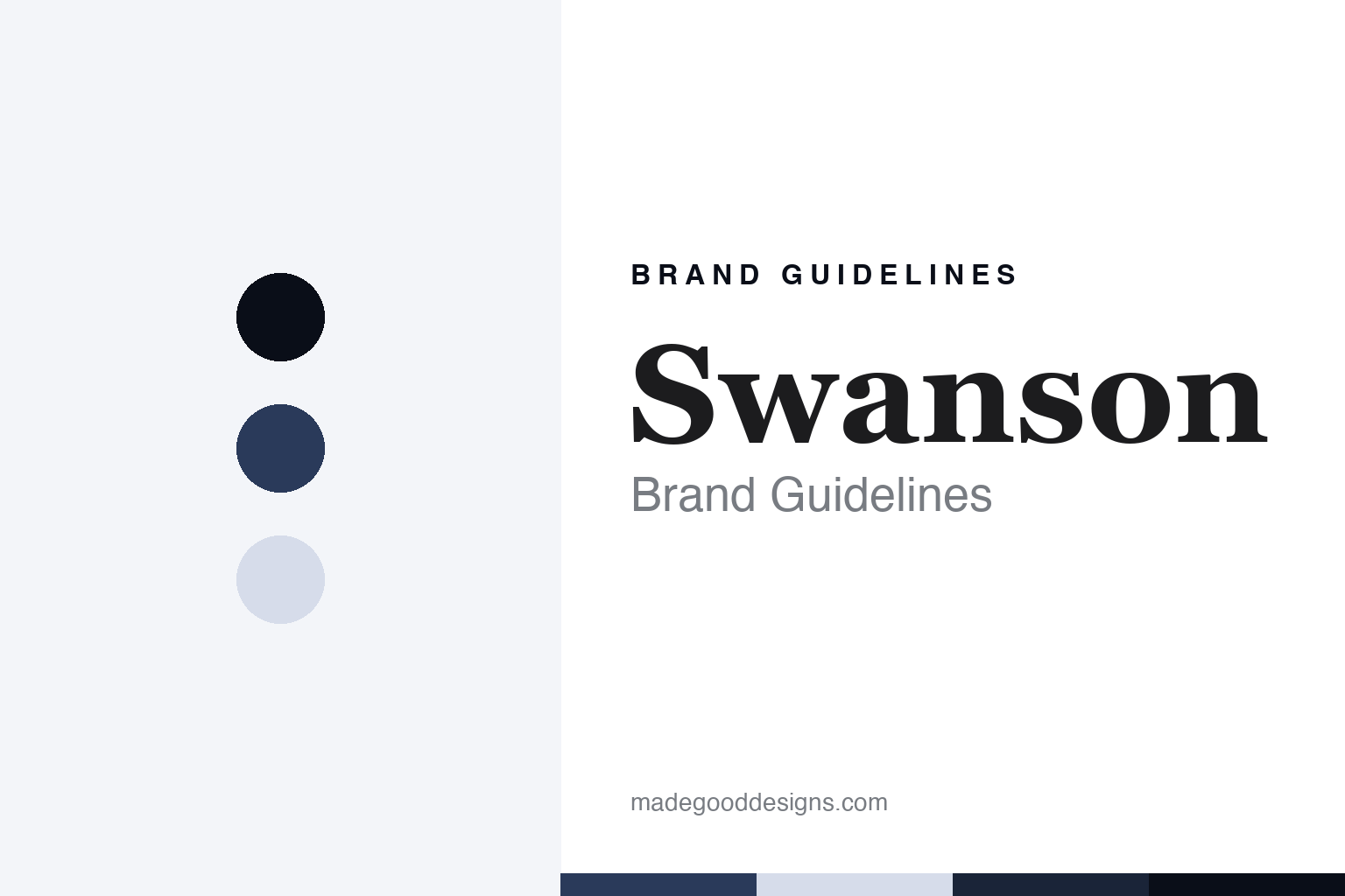 Swanson Brand Guidelines: A Boston Harp Repairer Who Builds Grands