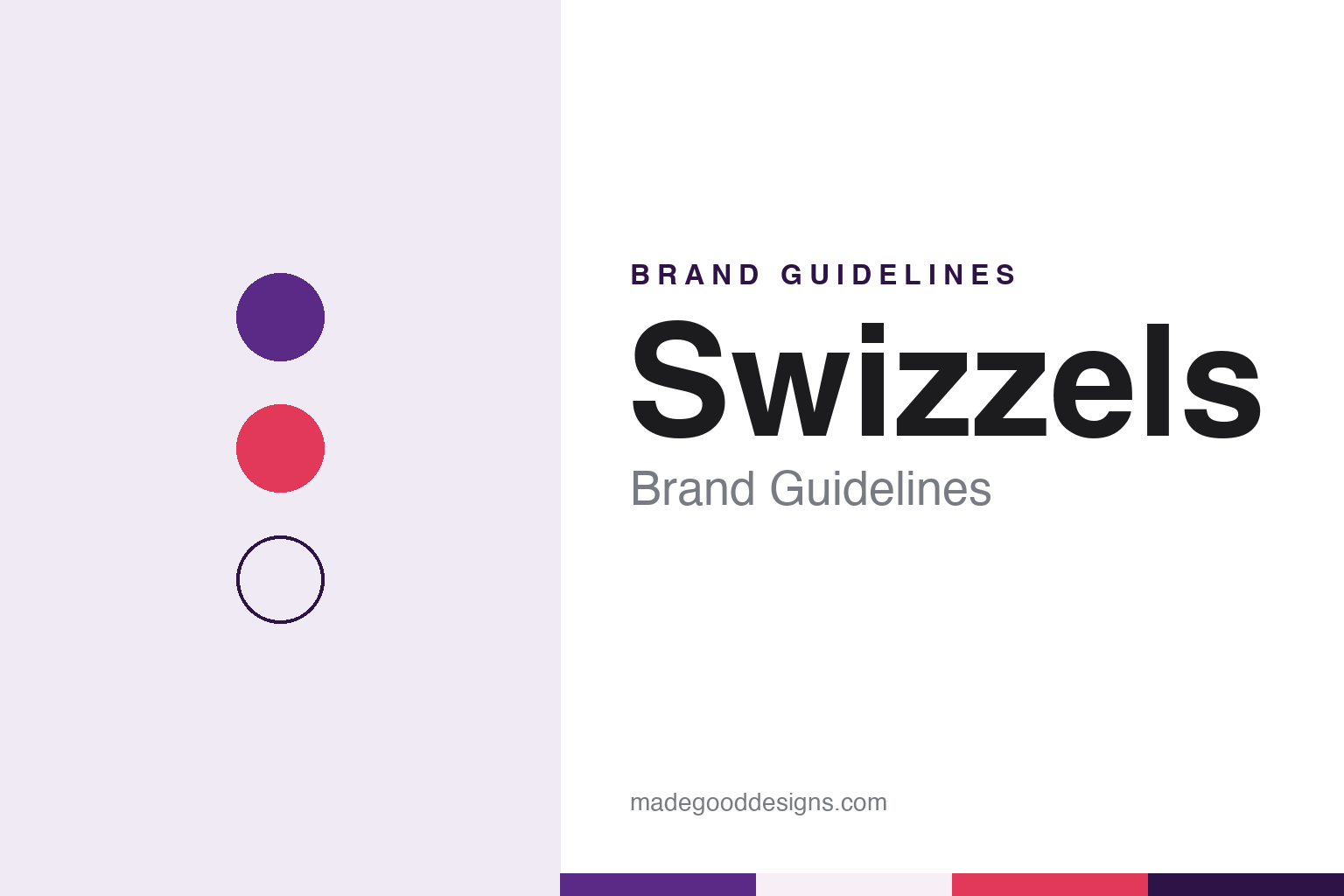 Swizzels brand guidelines — abstract colour discs and material texture (original homage; not a Swizzels product or logo)