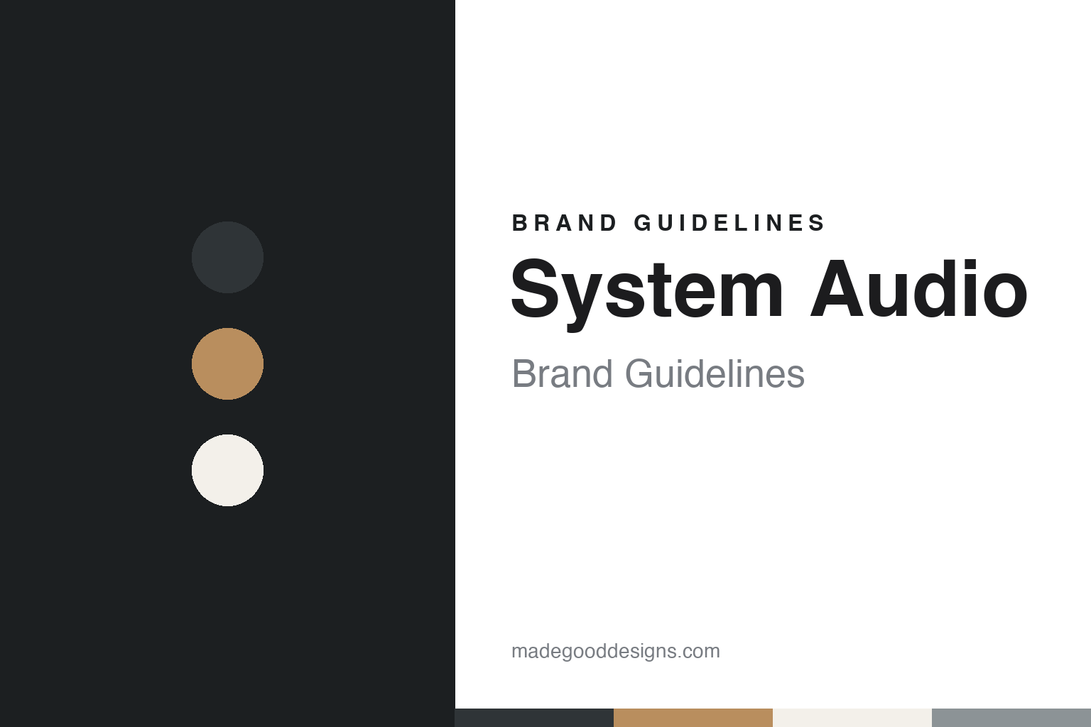 System Audio Brand Guidelines: The Danish Speaker Maker That Began in a Brønshøj Basement