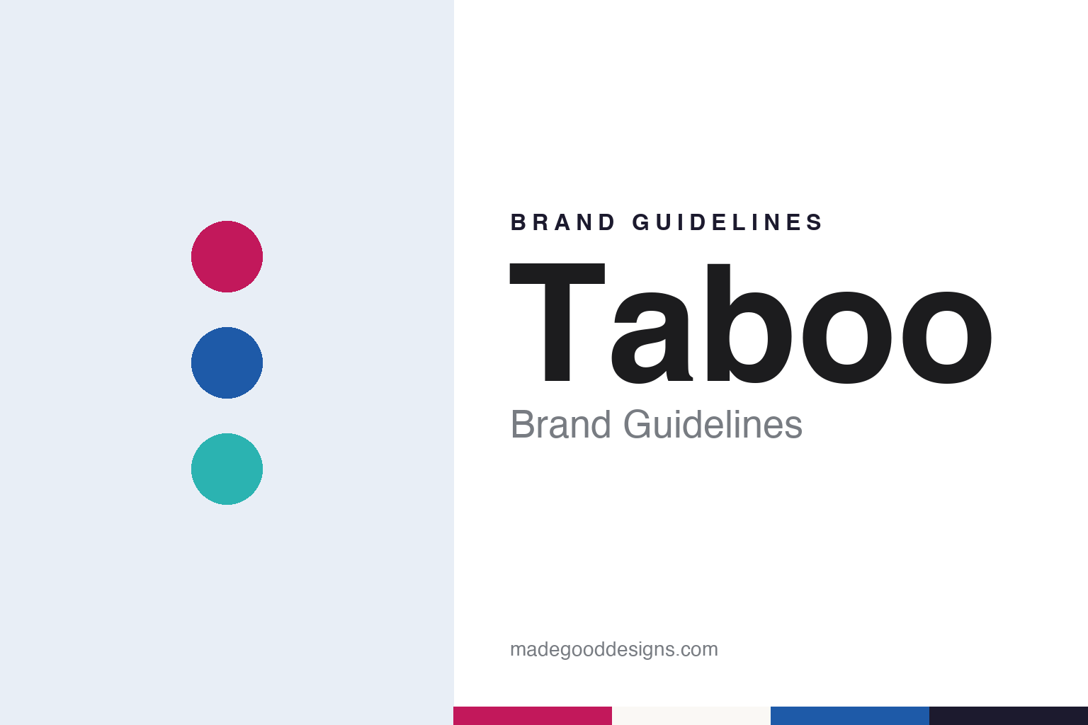 Taboo Brand Guidelines: Brian Hersch’s Party Game, the Buzzer & the Forbidden Words