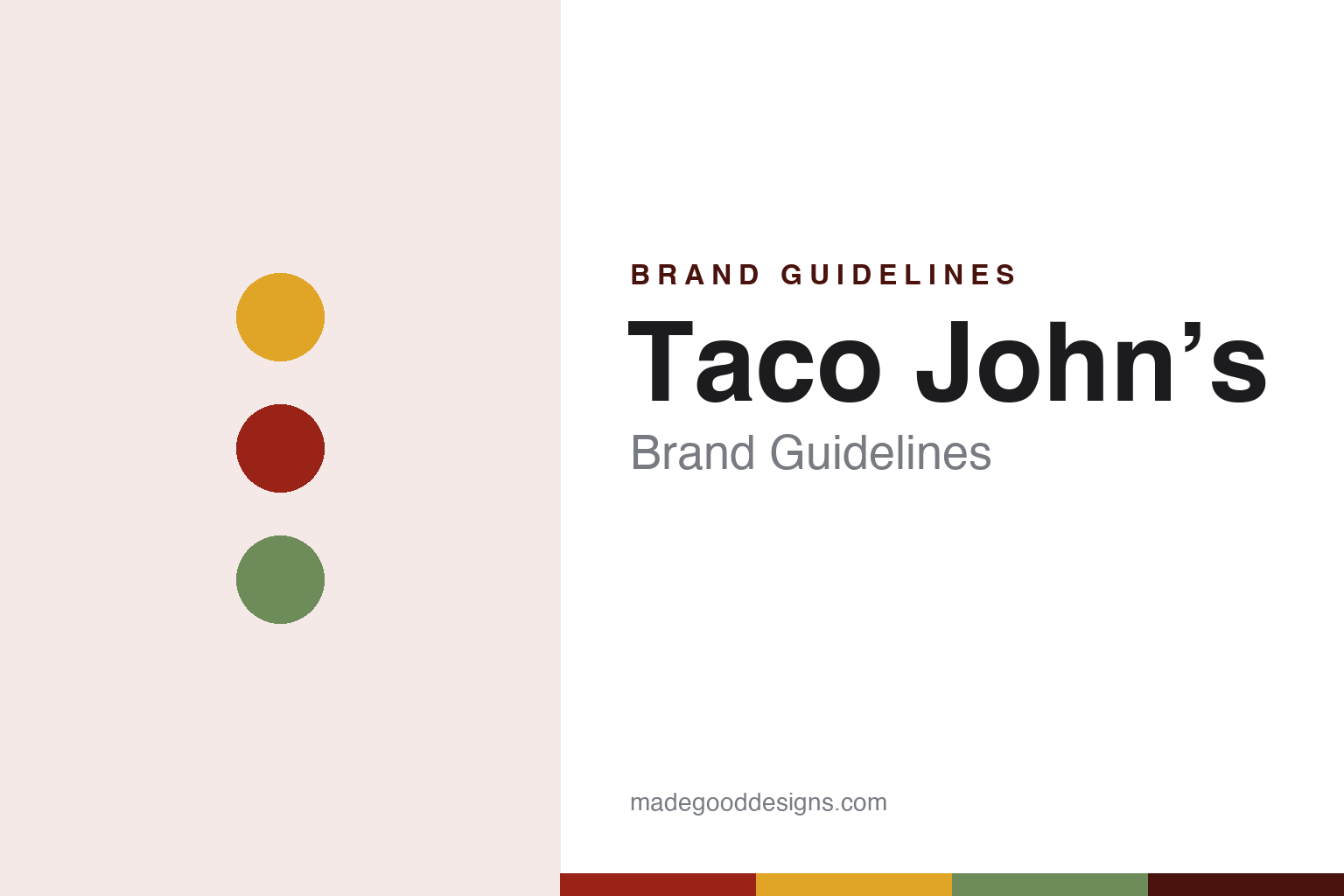 Taco John’s Brand Guidelines: A Cheyenne Taco House Renamed in 1969