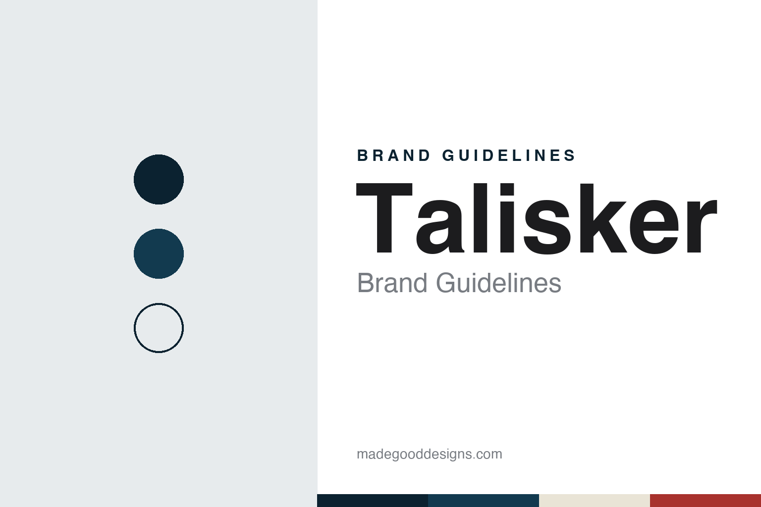 Talisker Brand Guidelines: The Isle of Skye Single Malt “Made by the Sea,” Since 1830