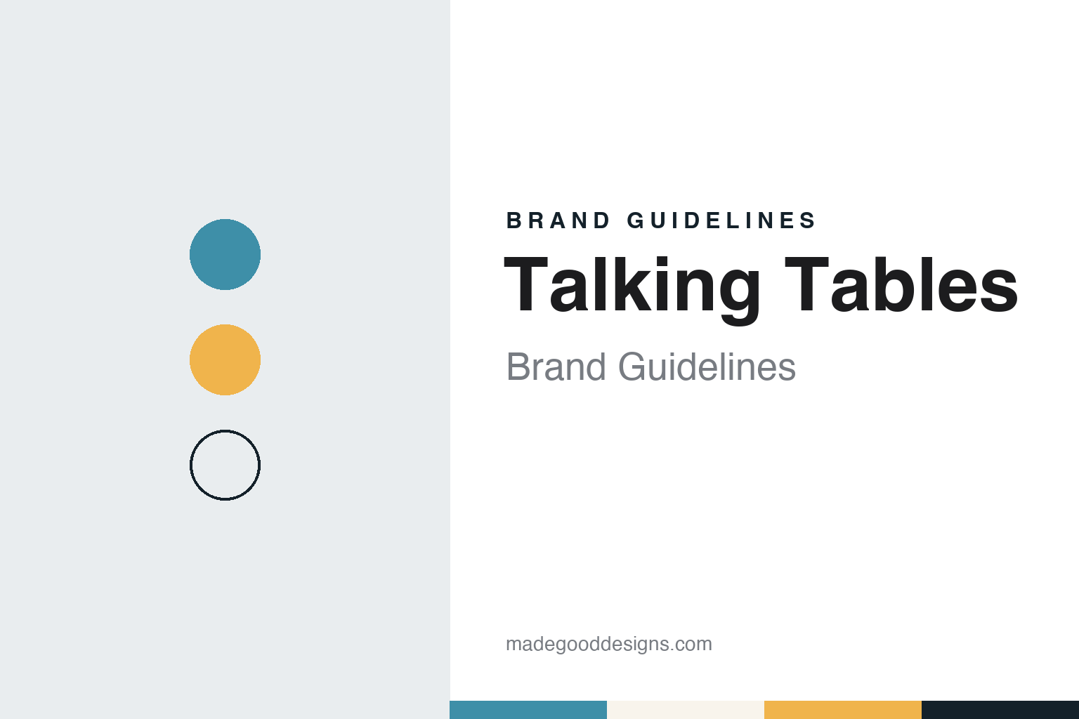 Talking Tables Brand Guidelines: The London Party Brand Built to Get the Table Talking