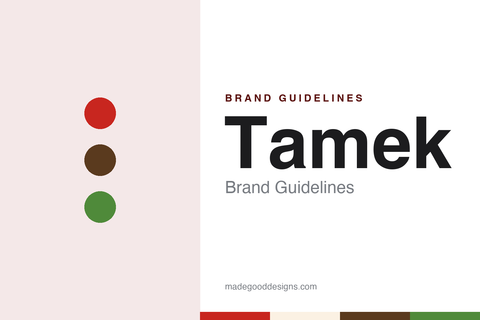 Tamek Brand Guidelines: The Bursa Canner Behind Turkey’s First Ketchup