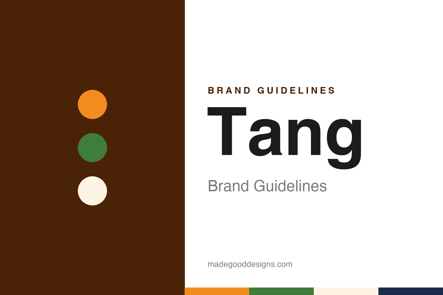 Tang brand guidelines — abstract colour discs and material texture (original homage; not a Tang product or logo)