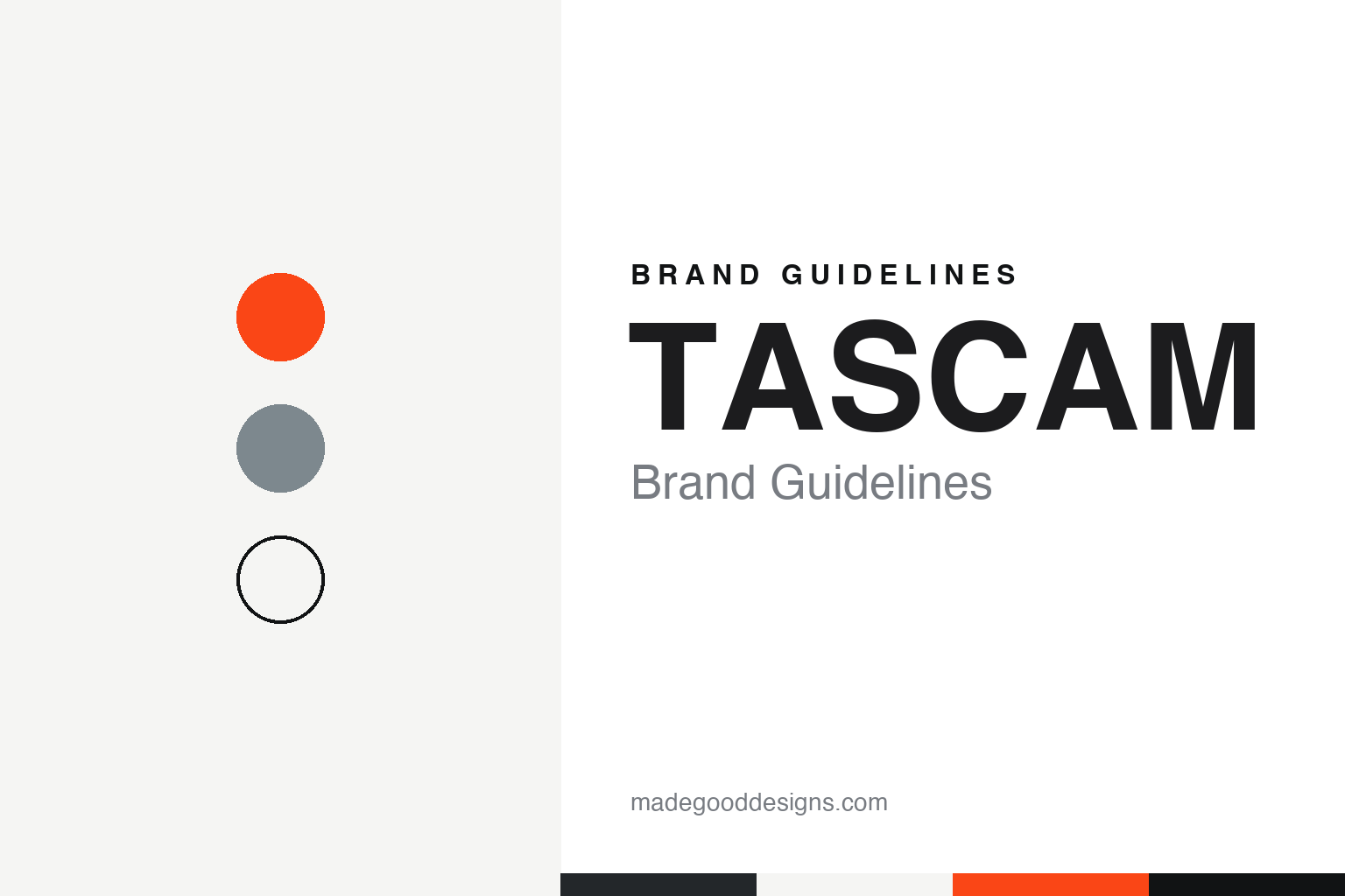TASCAM Brand Guidelines: TEAC’s Pro-Audio Name, From the Portastudio to the DA-88
