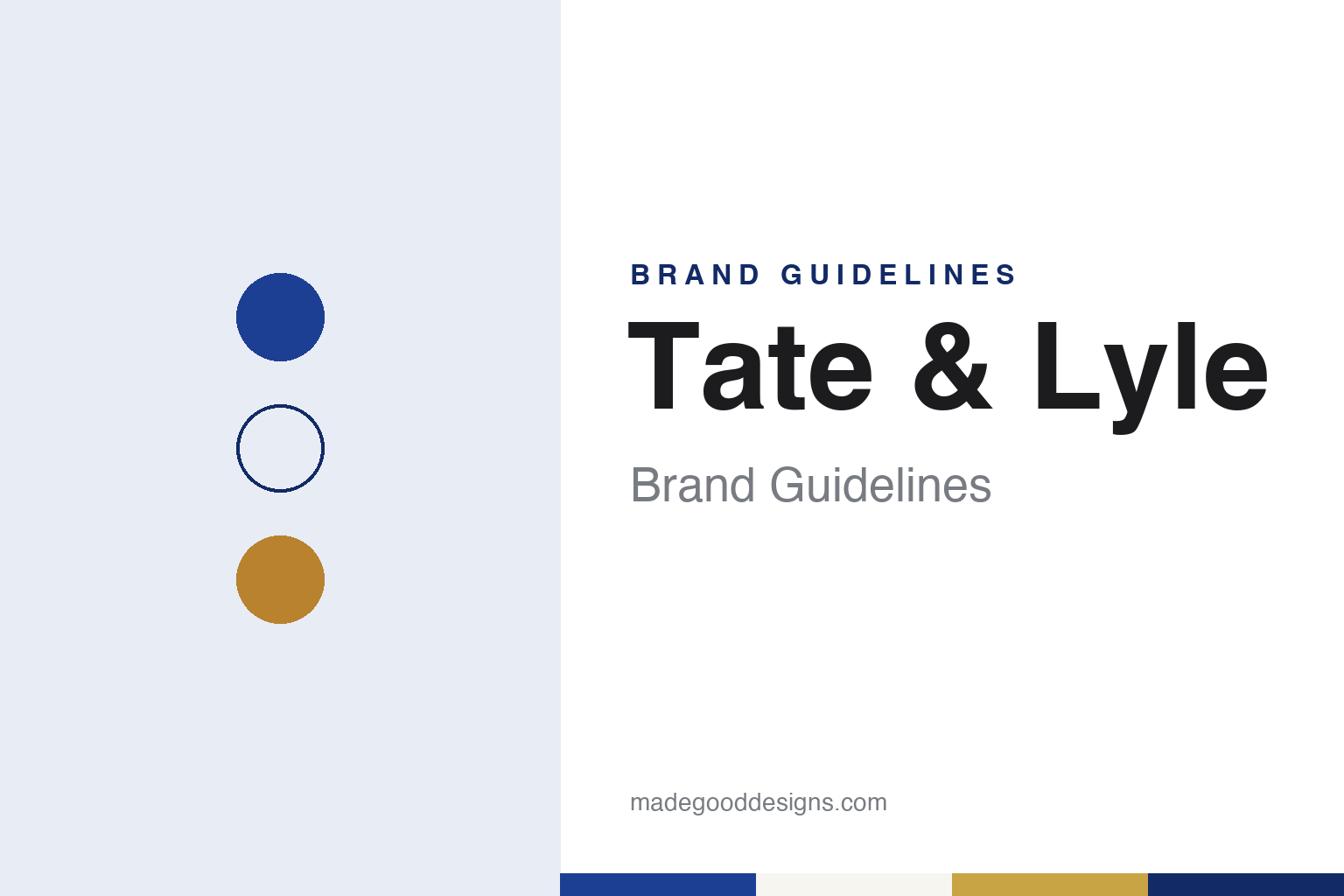 Tate & Lyle Brand Guidelines: The Sugar Name Licensed to ASR Group