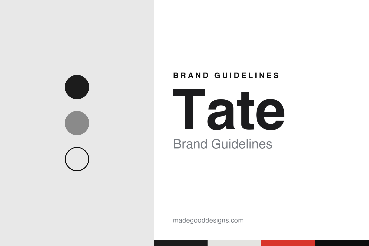 Tate brand guidelines — abstract colour discs and material texture (original homage; not a Tate product or logo)
