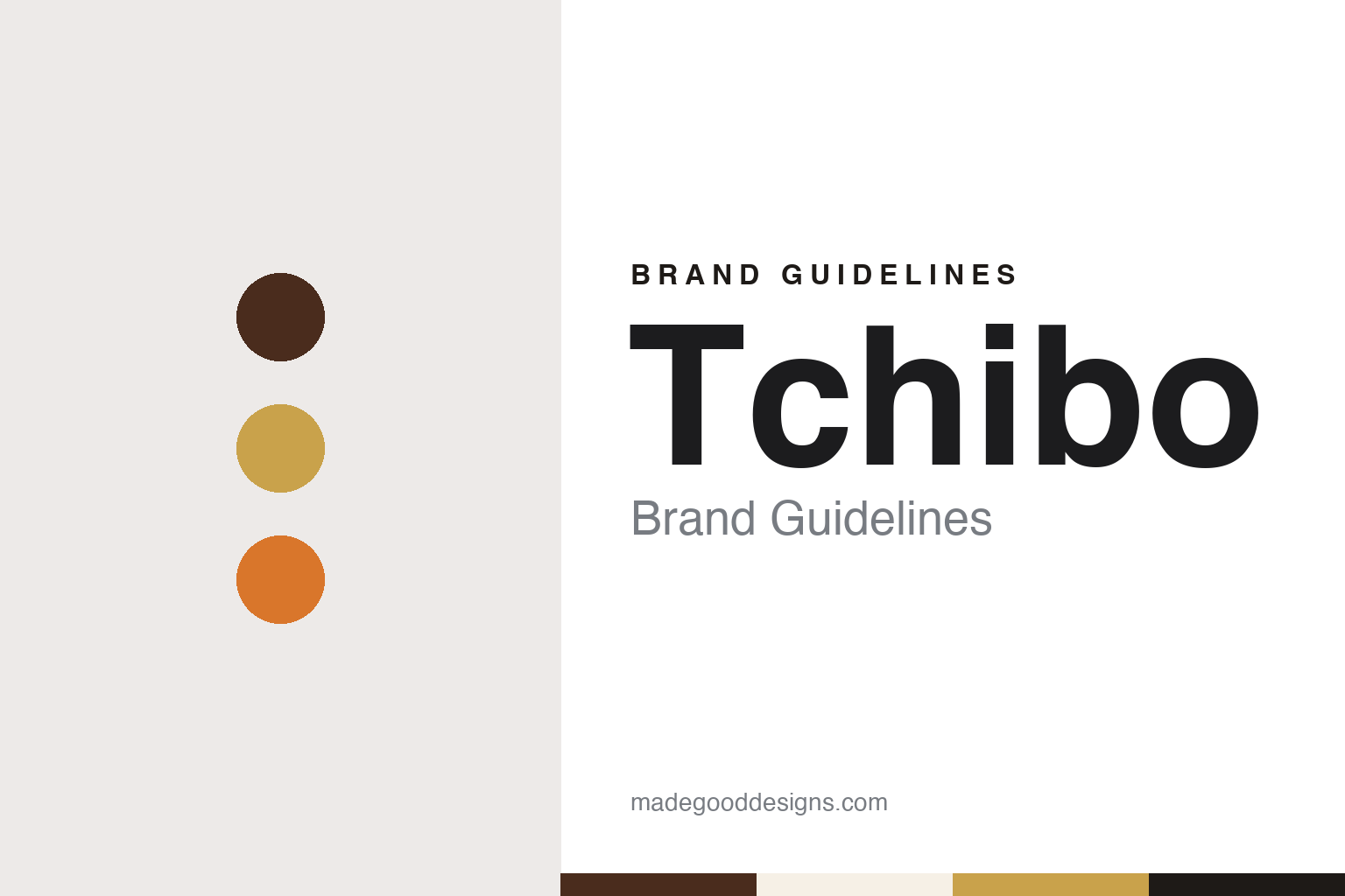 Tchibo brand guidelines — abstract colour discs and material texture (original homage; not a Tchibo product or logo)