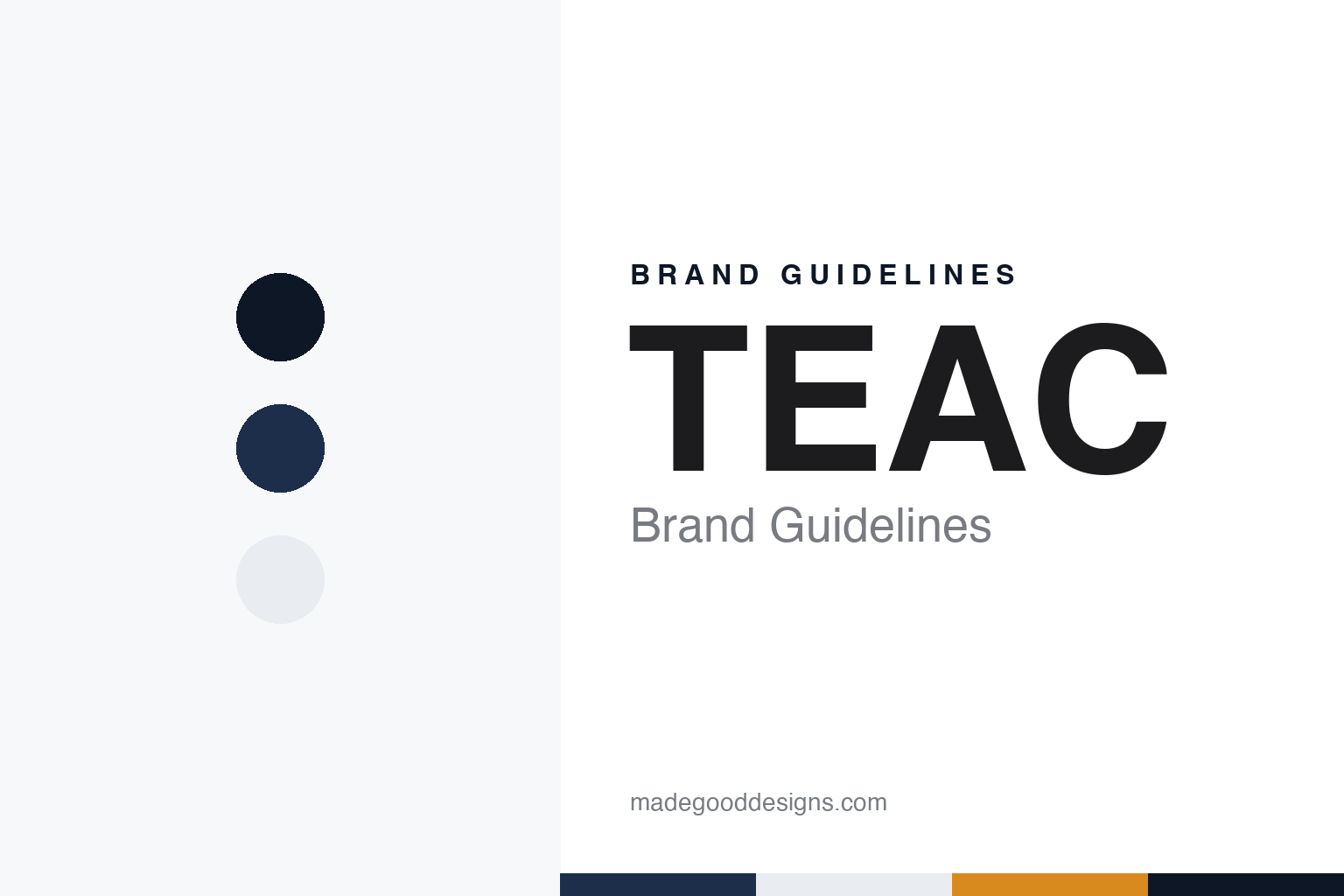 TEAC brand guidelines — abstract colour discs and material texture (original homage; not a TEAC product or logo)