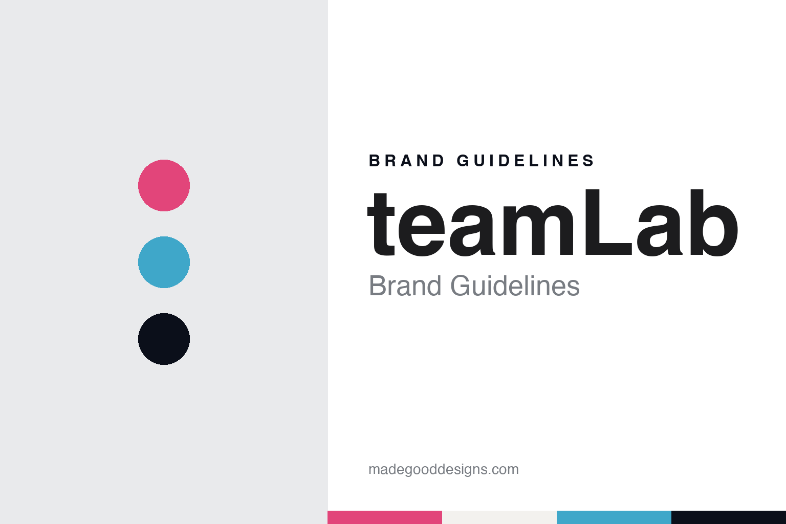 teamLab brand guidelines — abstract colour discs and material texture (original homage; not a teamLab product or logo)