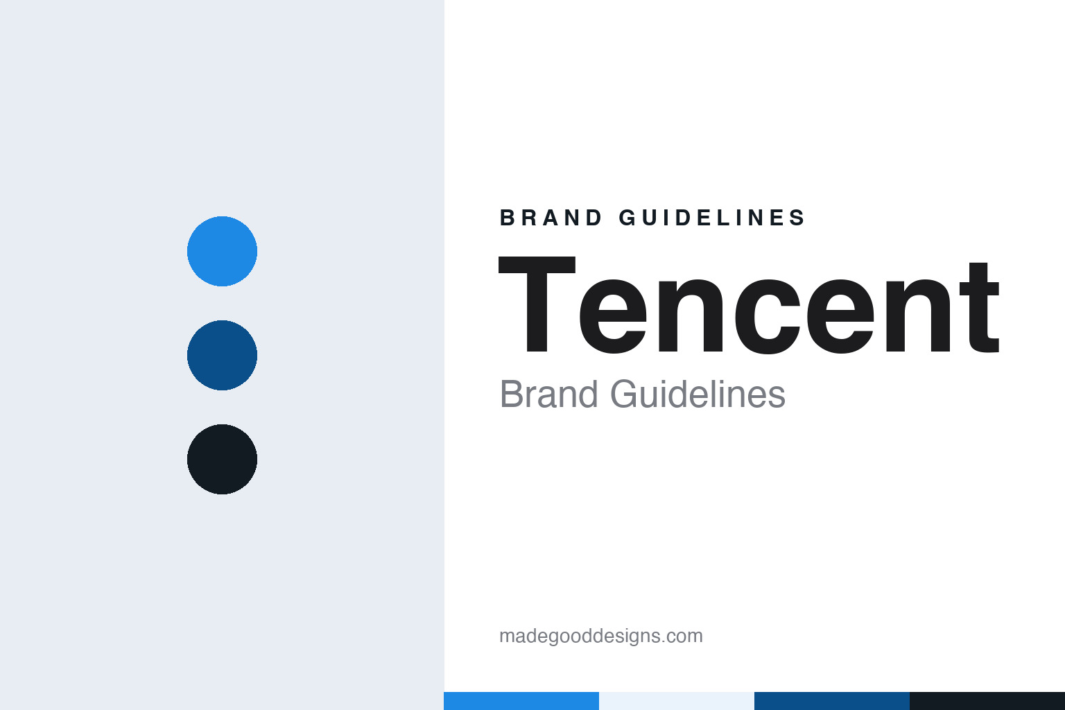 Tencent brand guidelines — abstract colour discs and material texture (original homage; not a Tencent product or logo)