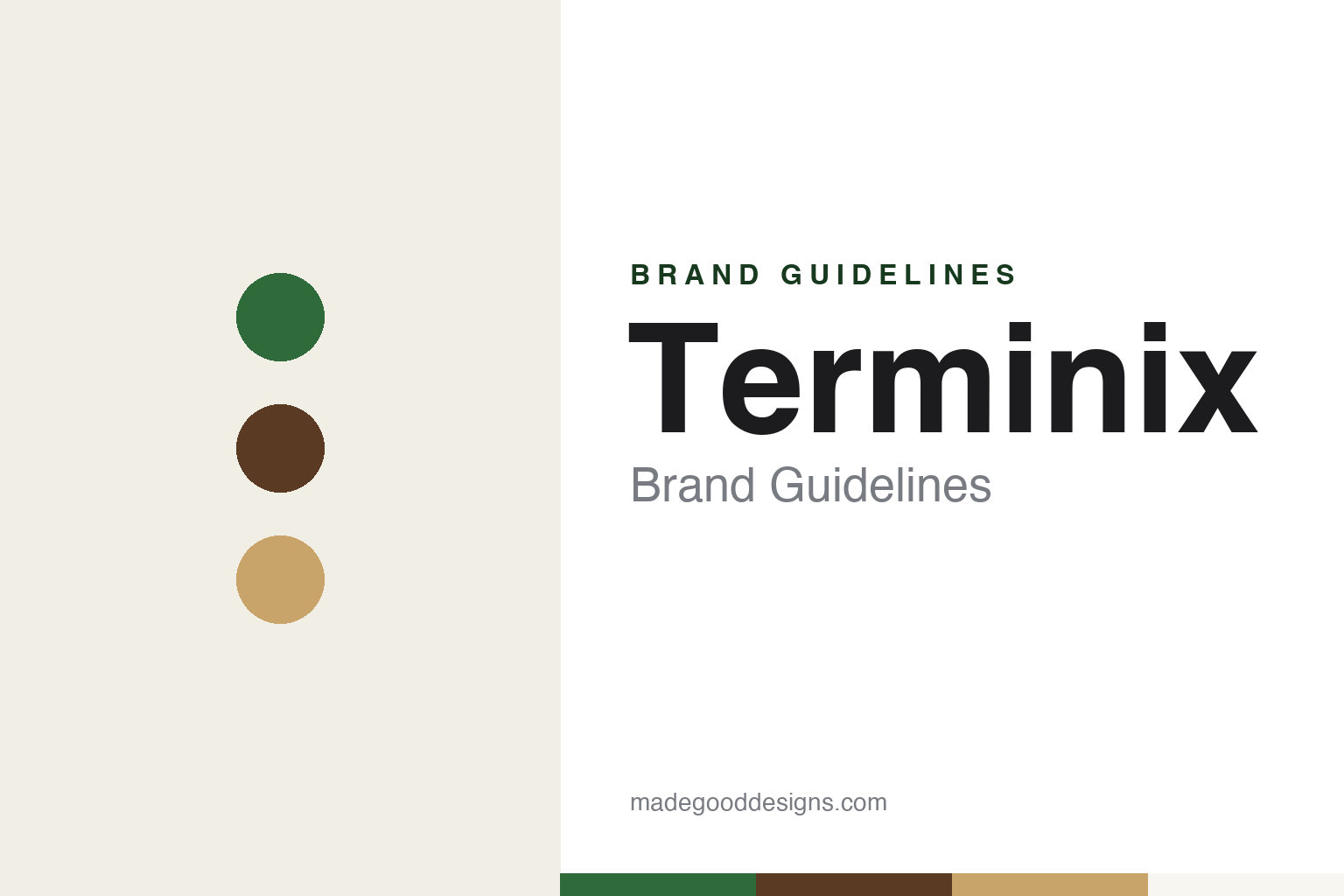 Terminix Brand Guidelines: From a Memphis Flooring Lab in 1927 to Rentokil