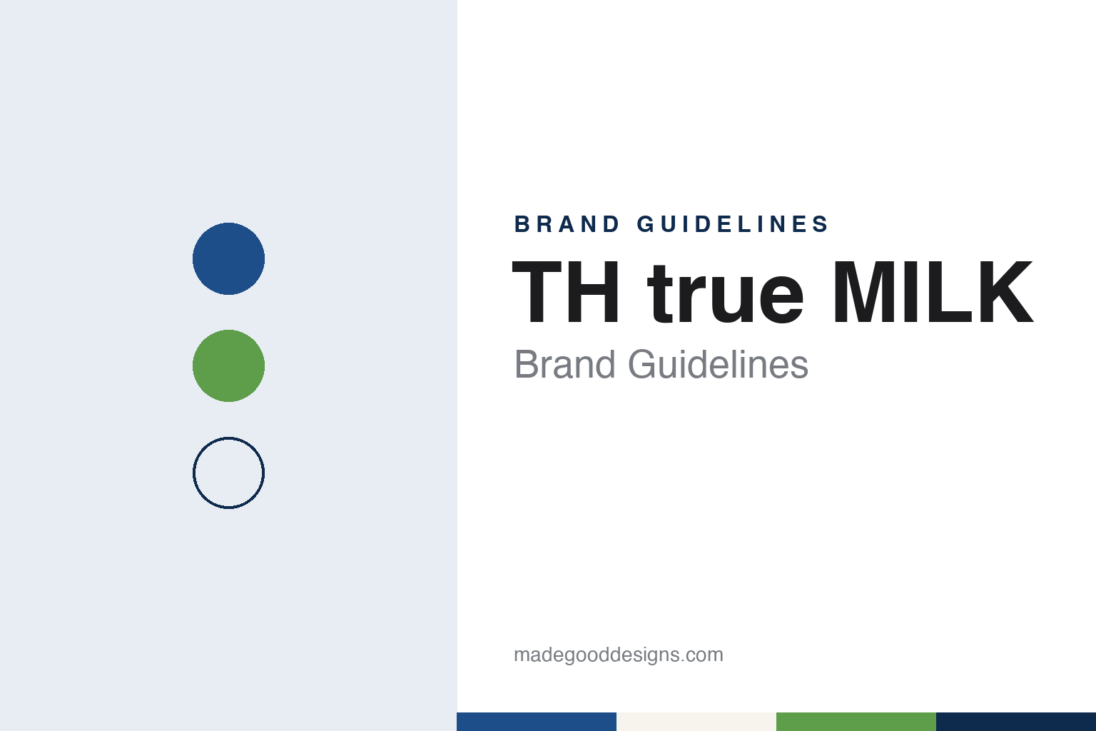 TH true MILK brand guidelines — abstract colour discs and material texture (original homage; not a TH true MILK product or logo)