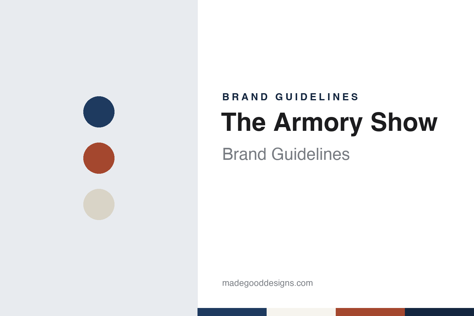 The Armory Show Brand Guidelines: A 1994 Hotel Fair, a 1913 Name and the Javits Center