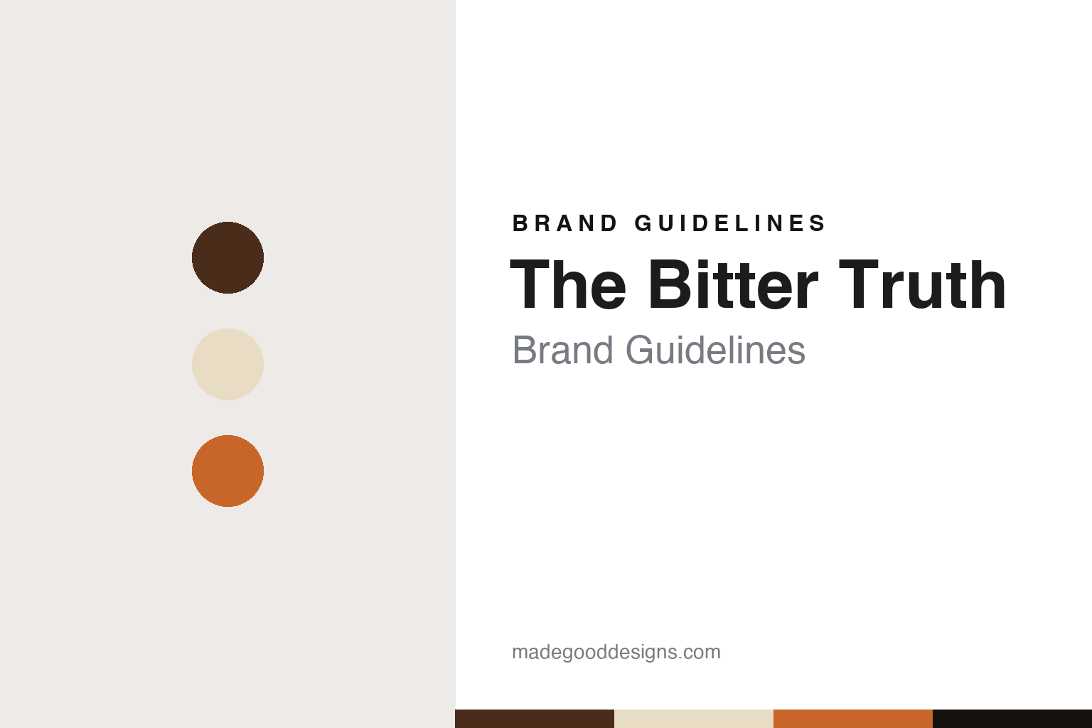The Bitter Truth Brand Guidelines: The Munich Bartenders Who Revived Celery Bitters