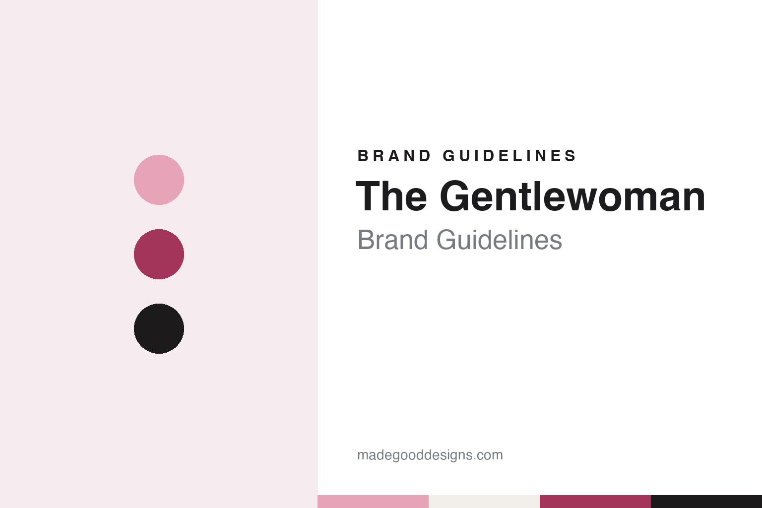 The Gentlewoman Brand Guidelines: A London Biannual Launched in 2010