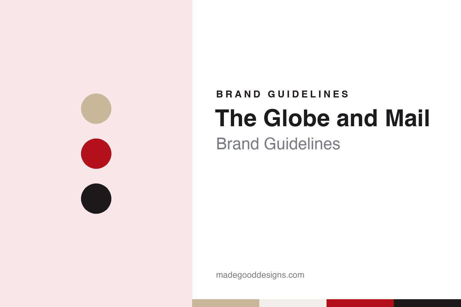 The Globe and Mail Brand Guidelines: A 1936 Toronto Merger and a Red 2010 Masthead