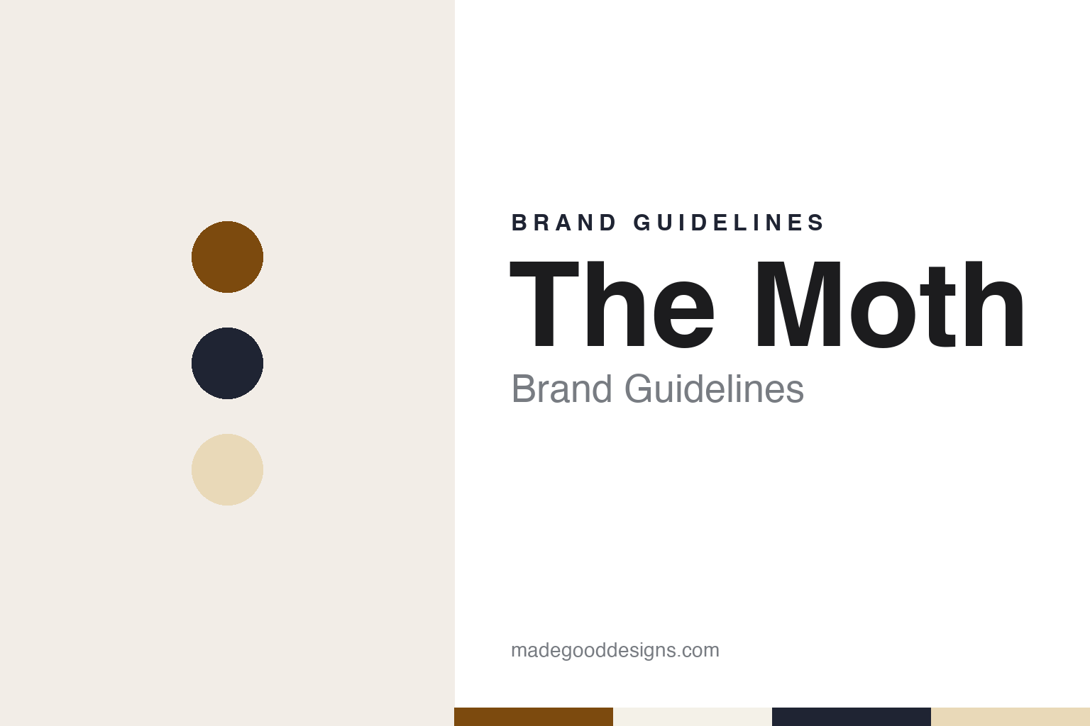 The Moth Brand Guidelines: A Georgia Porch, a 1997 New York Living Room and the StorySLAM