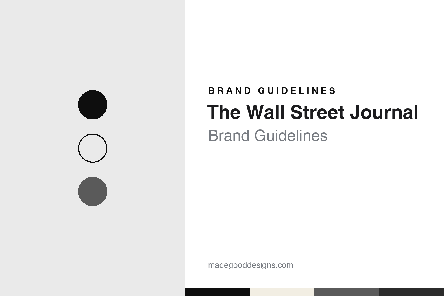 The Wall Street Journal Brand Guidelines: Dow Jones & the Hedcut