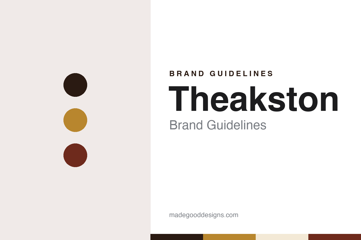 Theakston brand guidelines — abstract colour discs and material texture (original homage; not a Theakston product or logo)