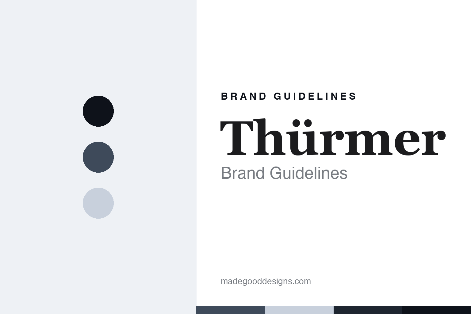 Ferd. Thürmer brand guidelines — abstract colour discs and material texture (original homage; not a Ferd. Thürmer product or logo)